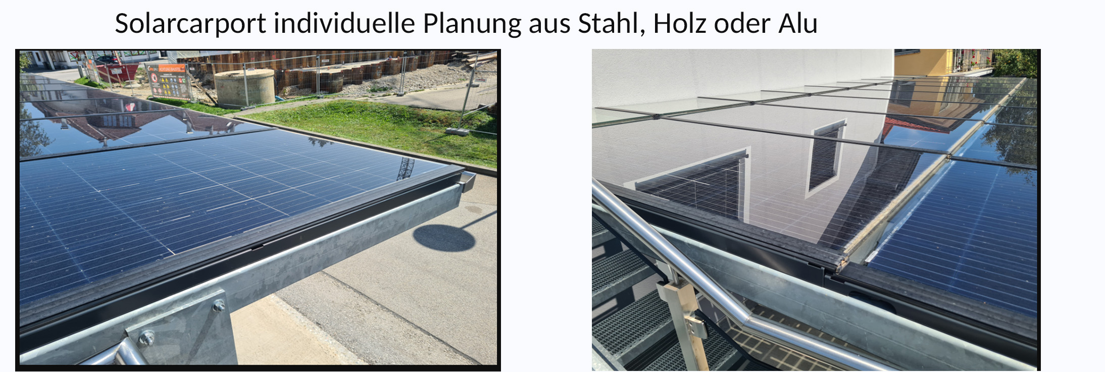 Solarcarport bifacial